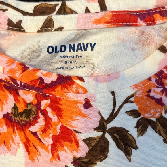 Set of Girls Floral and Black Long Sleeve Tops - Picture 2 of 6